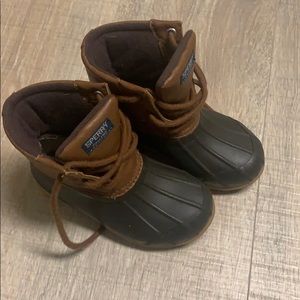 Sperry duck boots Size 9T